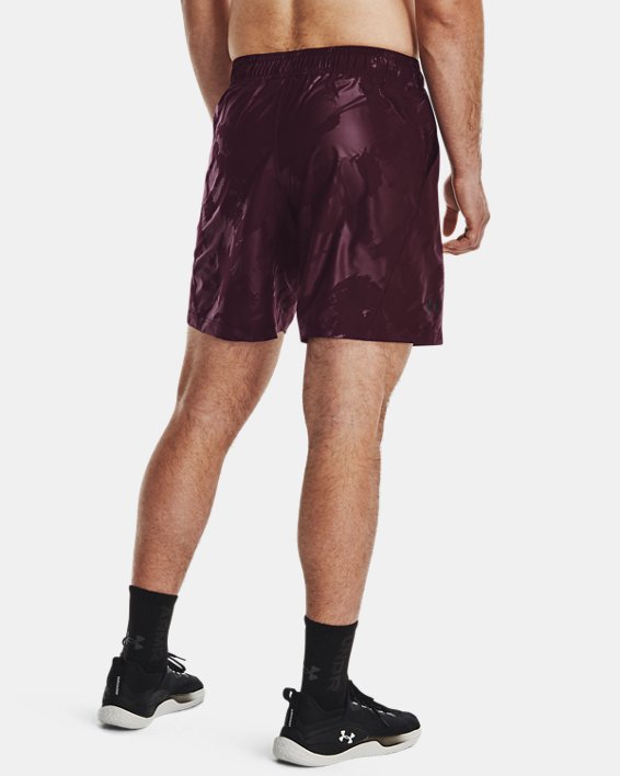 Men's UA Tech™ Woven Emboss Shorts, Maroon, pdpMainDesktop image number 1
